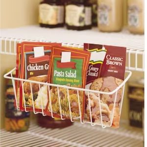 Two H-Tier Hook-on Metal Helper Shelf.